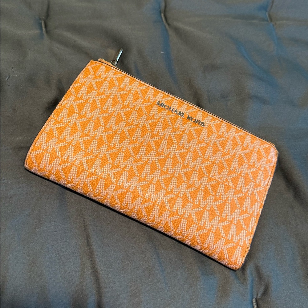 Michael Kors Tangerine Clutch